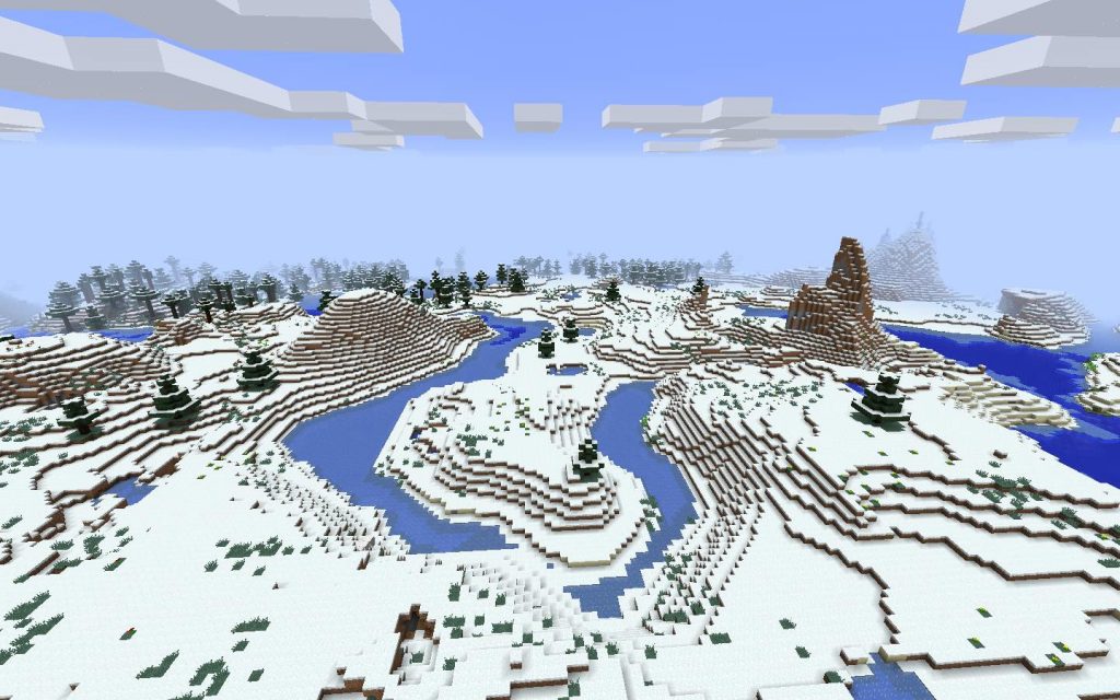 Cold Biomes, Frozen River and Ice Spikes
