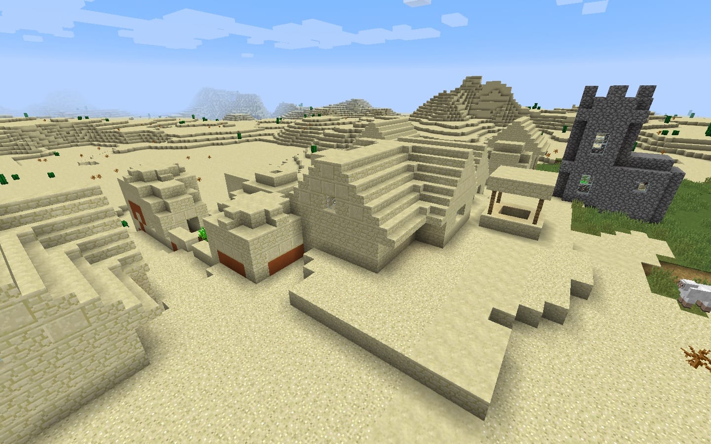 Desert Village and Temple Seed