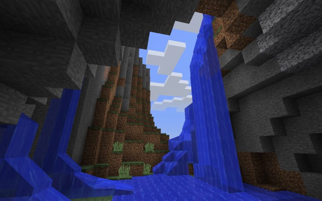 Cavern with Waterfalls