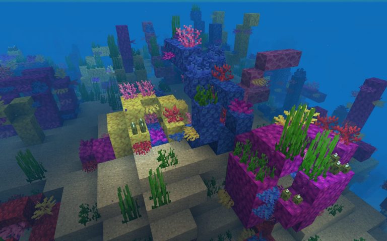 Beautiful, Large Coral Reef Seed- Java Edition - Minecraft Seed HQ