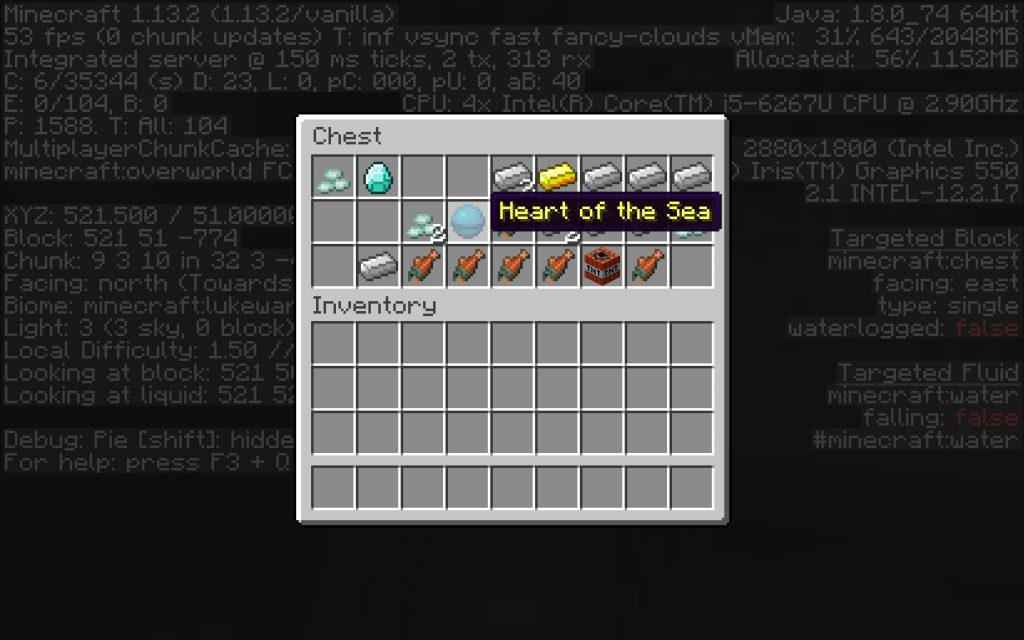 Heart of the Sea - Minecraft