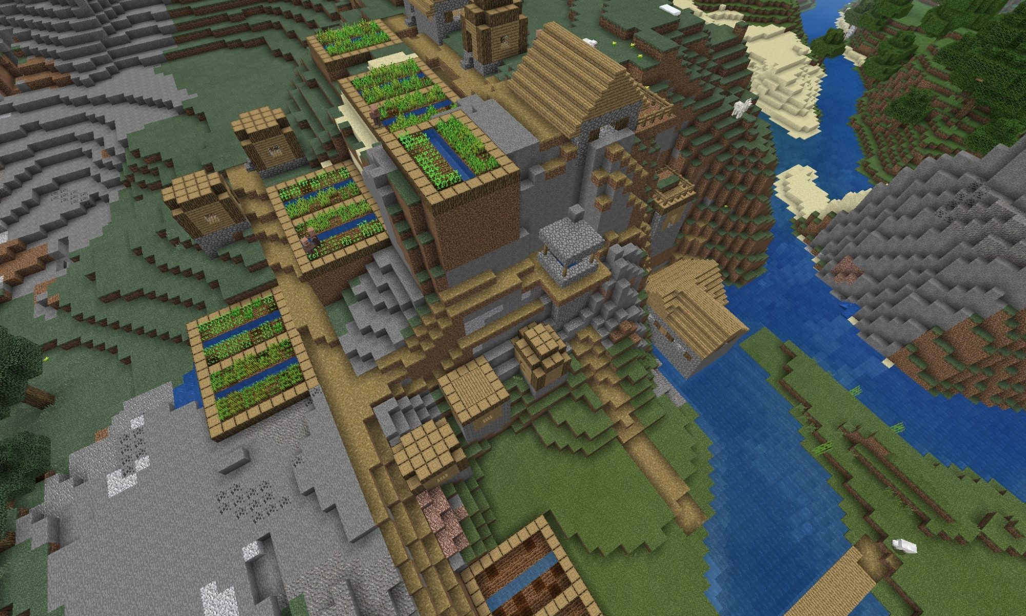 minecraft village seed
