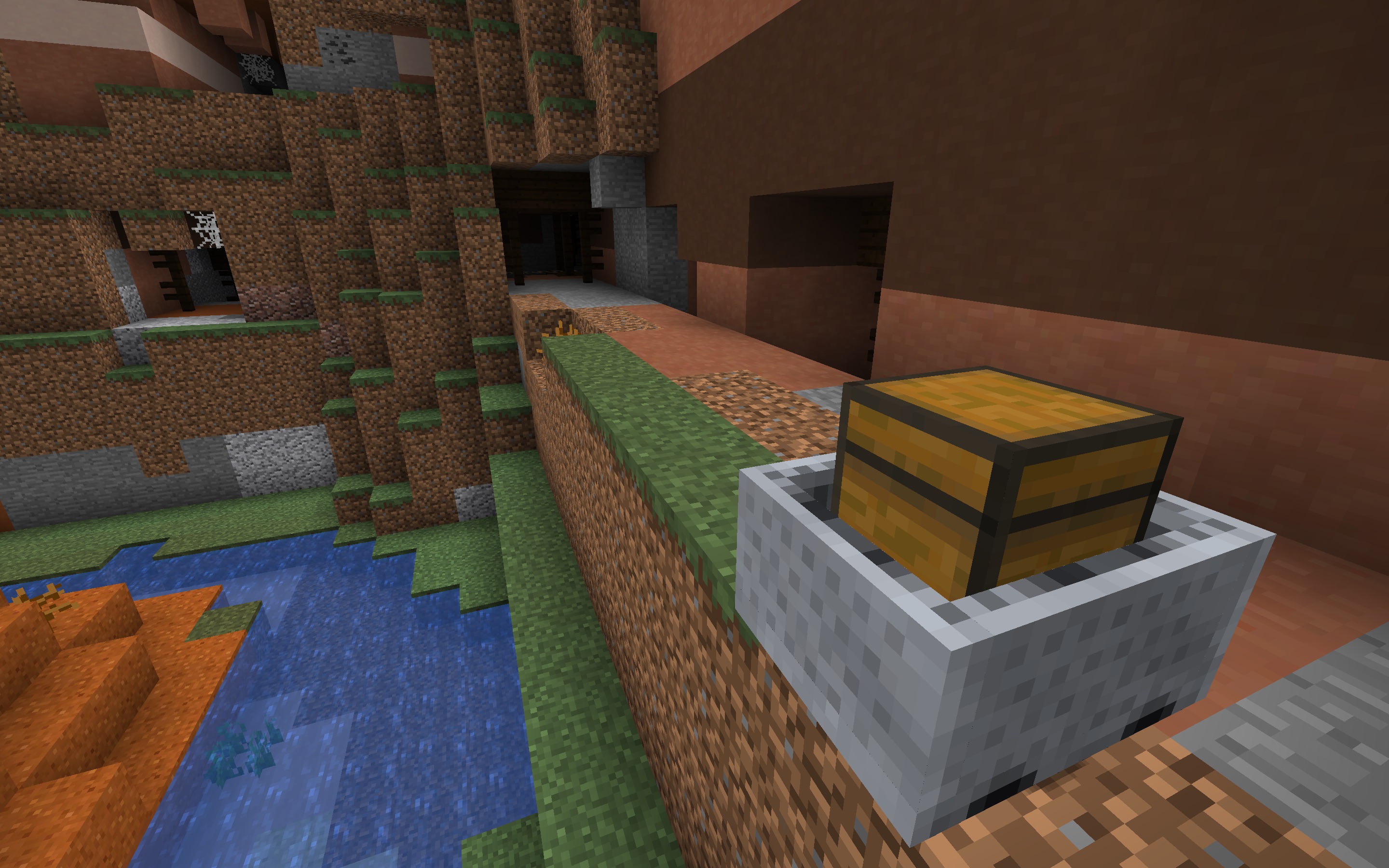 Minecraft Seed: Minecart with Chest x11