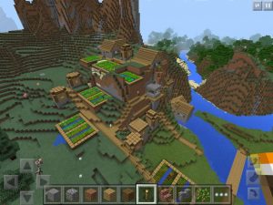 Minecraft PE Mountain Village - Minecraft Seed HQ