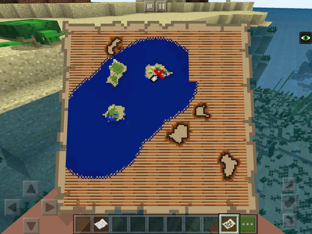 Shipwreck Seed With Buried Treasure Map Bedrock Pe