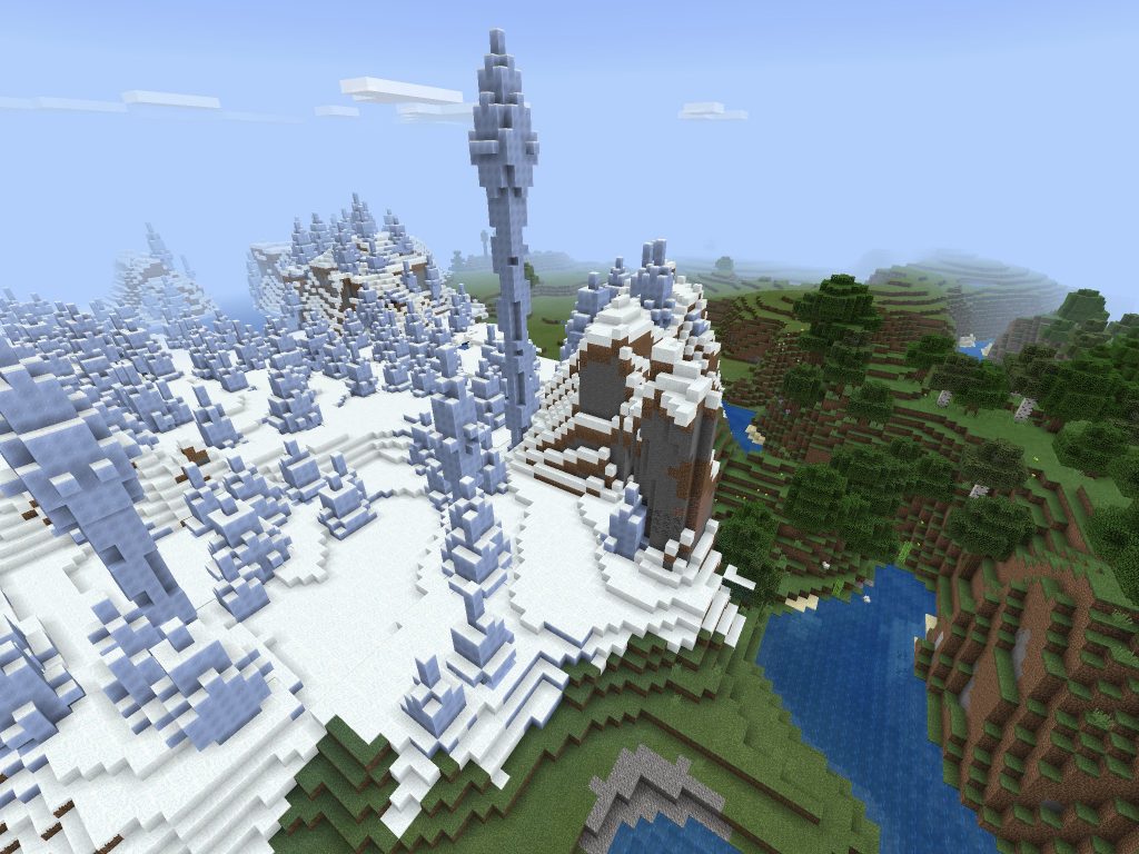 Cool Ice Spike in Biome