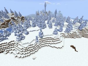 Minecraft PE Seed - Ice Spike Biome/Polar Bears