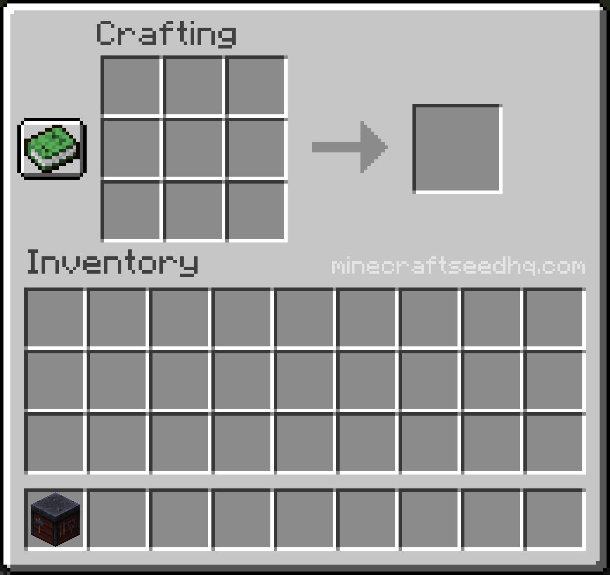 Minecraft Make a Smithing Table - Step 3
