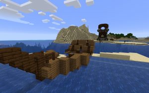 Minecraft Seed - Shipwreck and Pillager Outpost