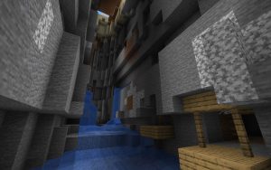 Mineshaft Inside Ravine Under Spawn Village [Java] - Minecraft Seed HQ