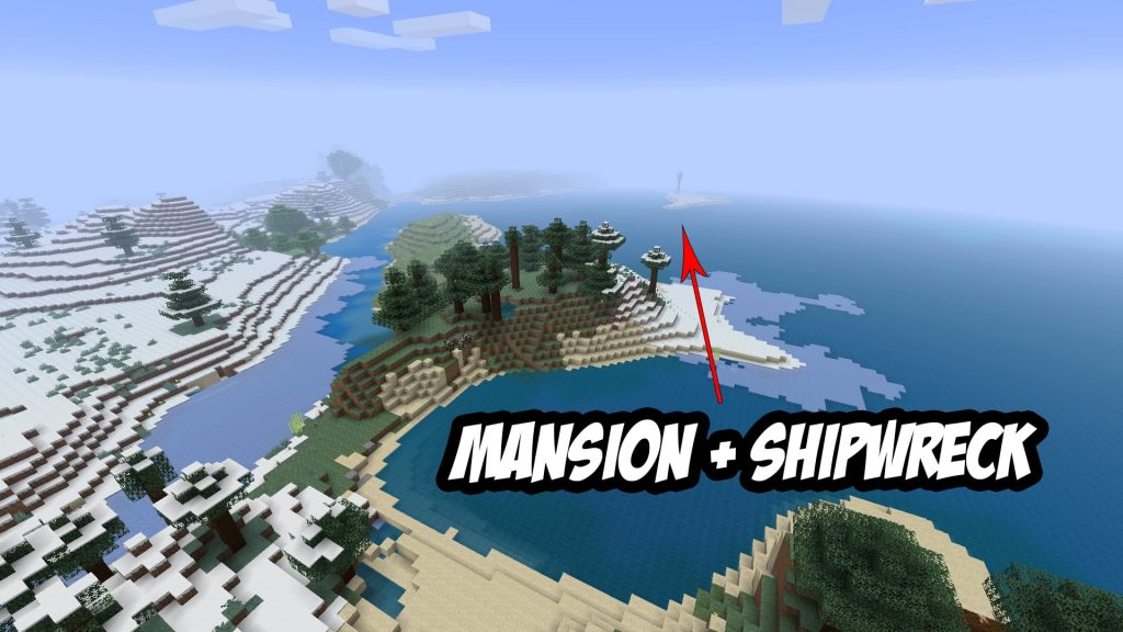 Afsnit Metode Bevidstløs Cool Mansion and Shipwreck Minecraft PS4 Seed - Minecraft Seed HQ