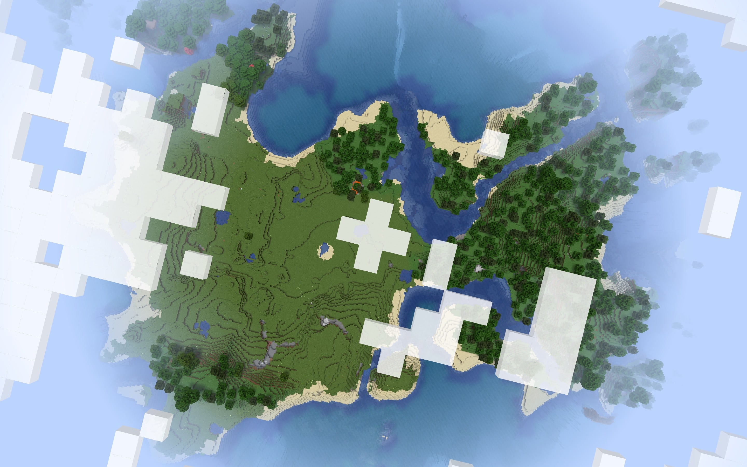 Minecraft Seed - 1.14 - Massive Island