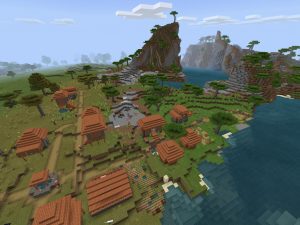 Minecraft Savanna Village Seed - PE