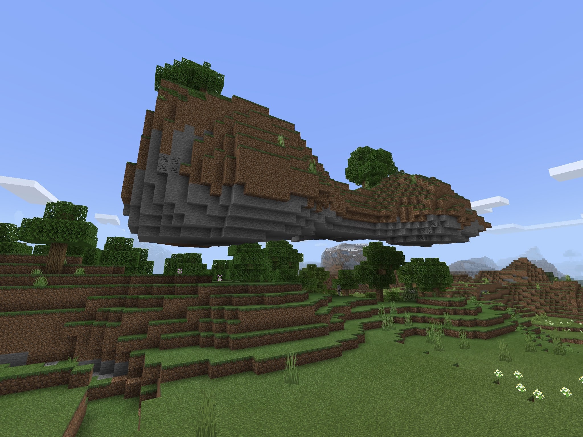Surprise! Floating Island Seed for Bedrock/PE 1.14+ Minecraft Seed HQ
