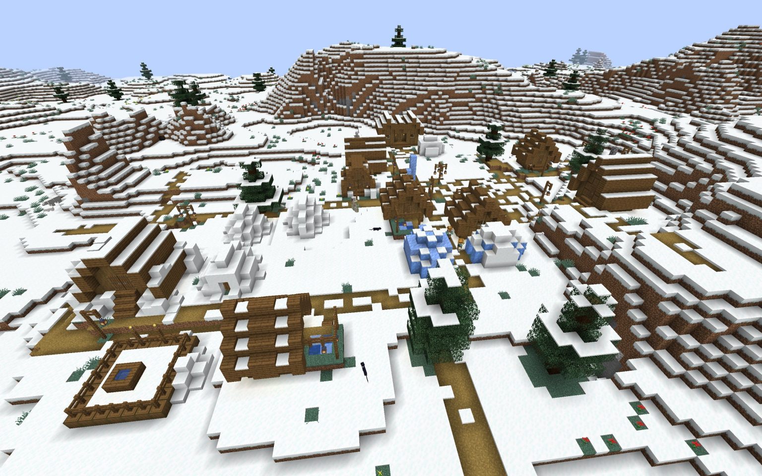 Spawn Inside an Igloo in a Snow Village [1.15] Minecraft Seed HQ