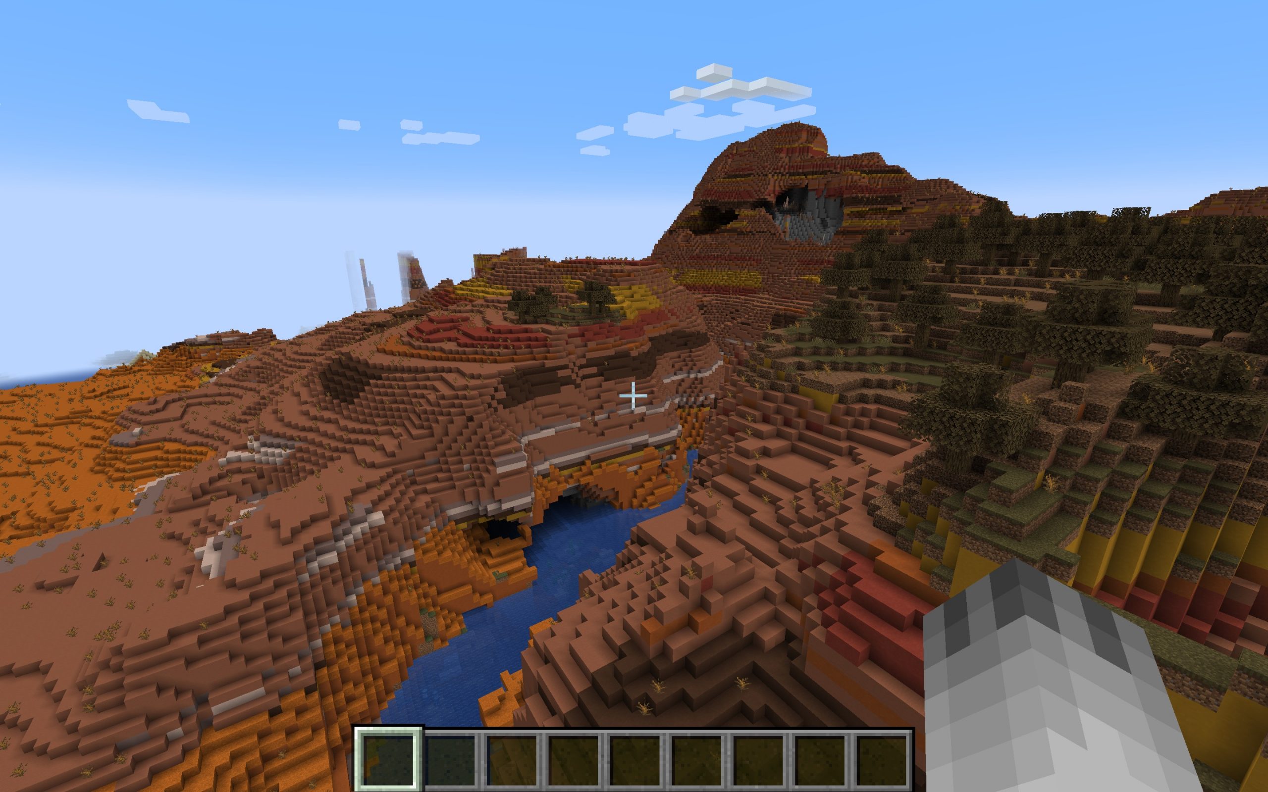 Minecraft Java Badlands Seed Desert Village